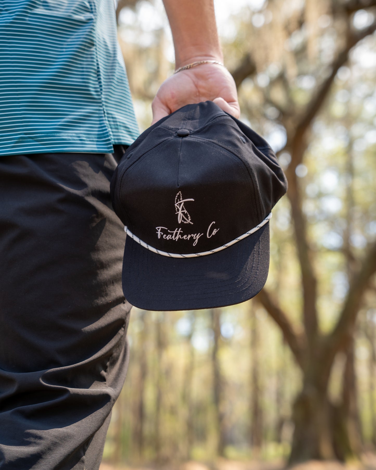 Black Rope Hat